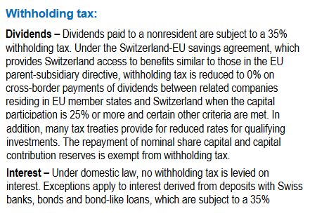 SwissWithholding-tax